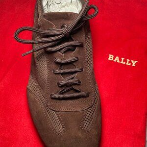 BALLY MEN’S Shoes, Formal Lace ups In Brown Suede, Size 7 ½ D, U.S.